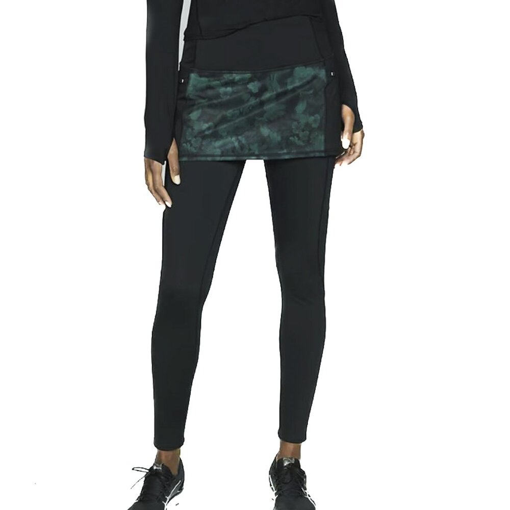 Athleta Frost High Traverse 2 in 1 Tight with Skirt in Abyss Size XXS -‎ NWOT